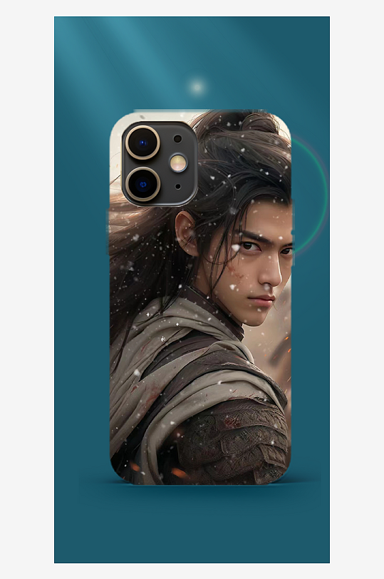 古风人物手机壳设计-众图网