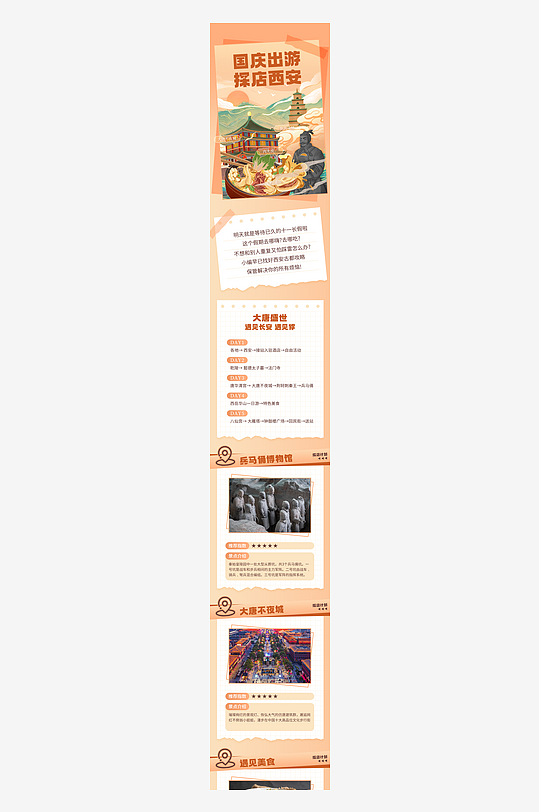 城市旅游攻略推广详情长图PSD源文件素材-众图网