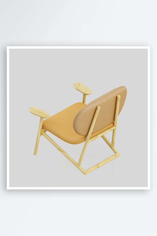 单人椅子设计模型-众图网