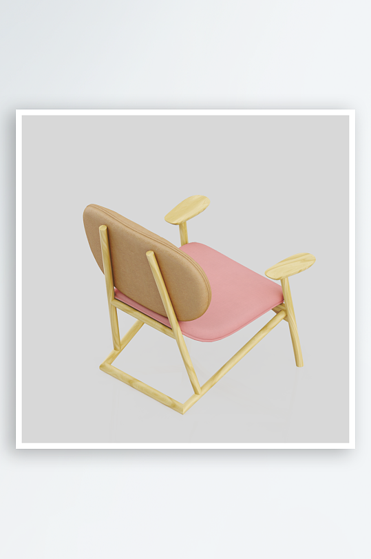 单人椅子设计模型-众图网