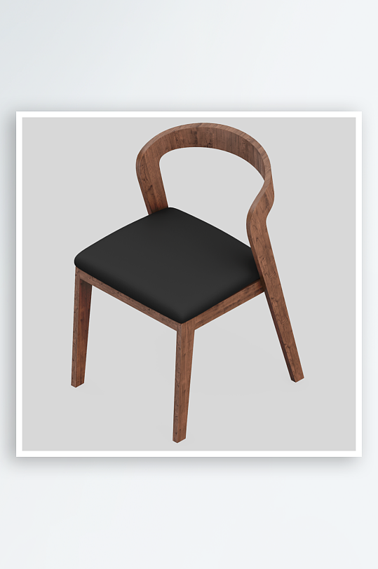 单人椅子设计模型1-众图网