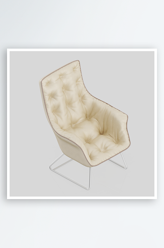 单人椅子设计模型1-众图网