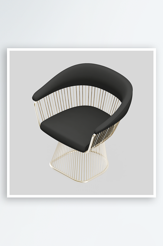 单人椅子设计模型1-众图网