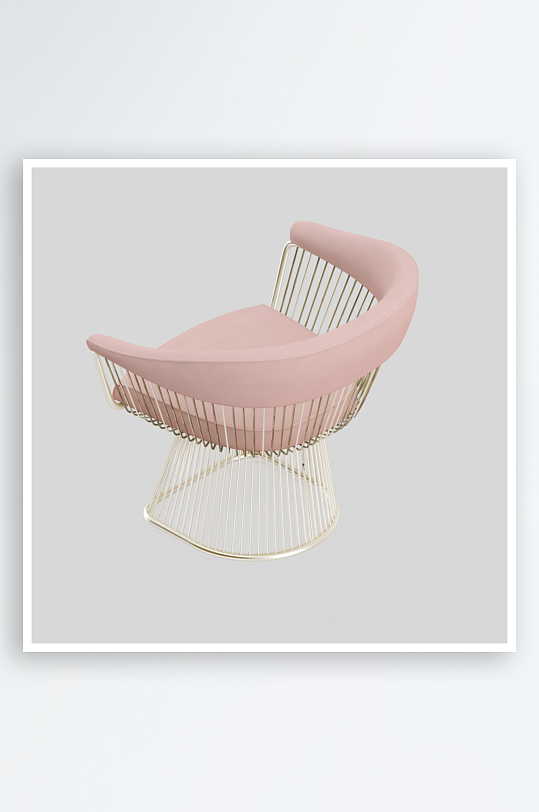 单人椅子设计模型1-众图网