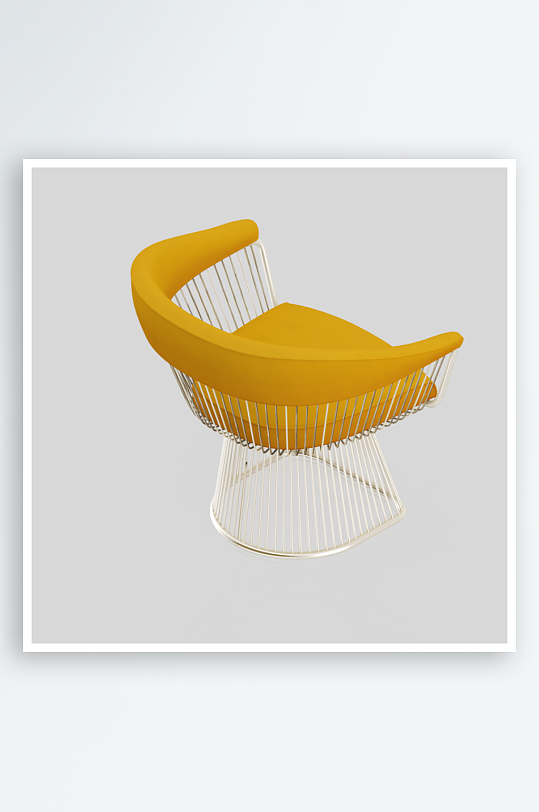 单人椅子设计模型1-众图网