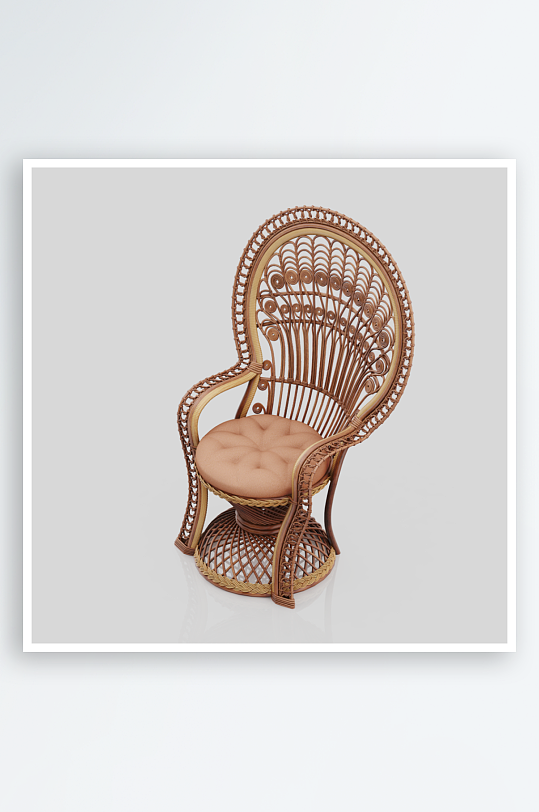 单人椅子设计模型1-众图网