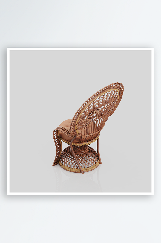 单人椅子设计模型1-众图网