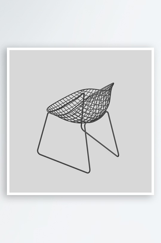 单人椅子设计模型2-众图网