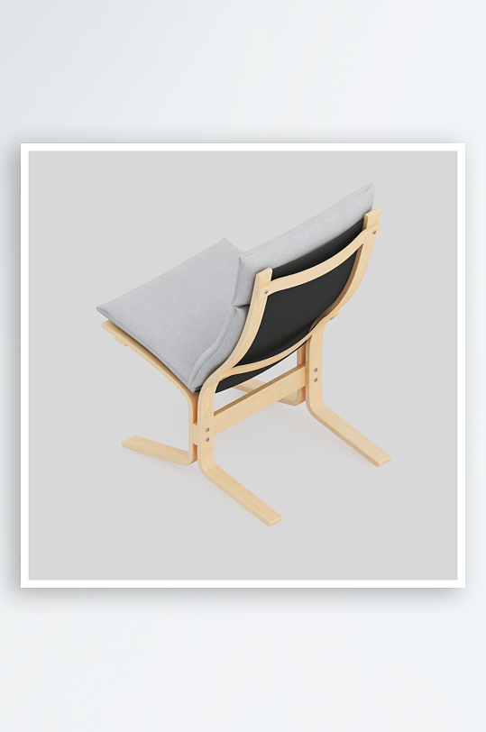 单人椅子设计模型2-众图网