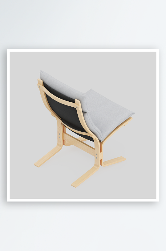 单人椅子设计模型2-众图网