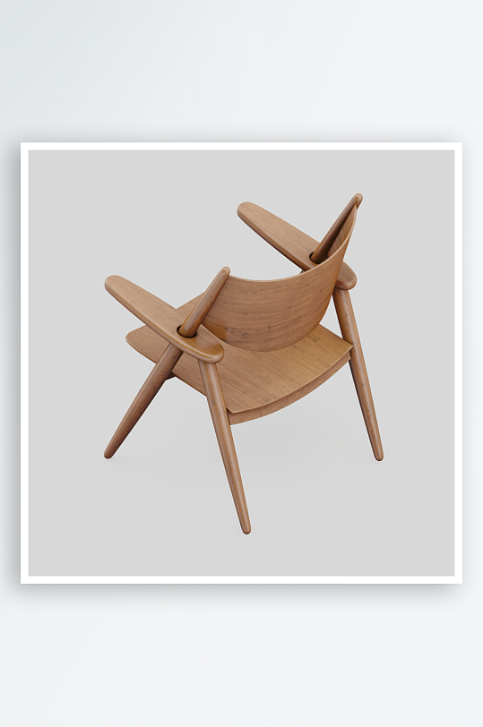 单人椅子设计模型3-众图网