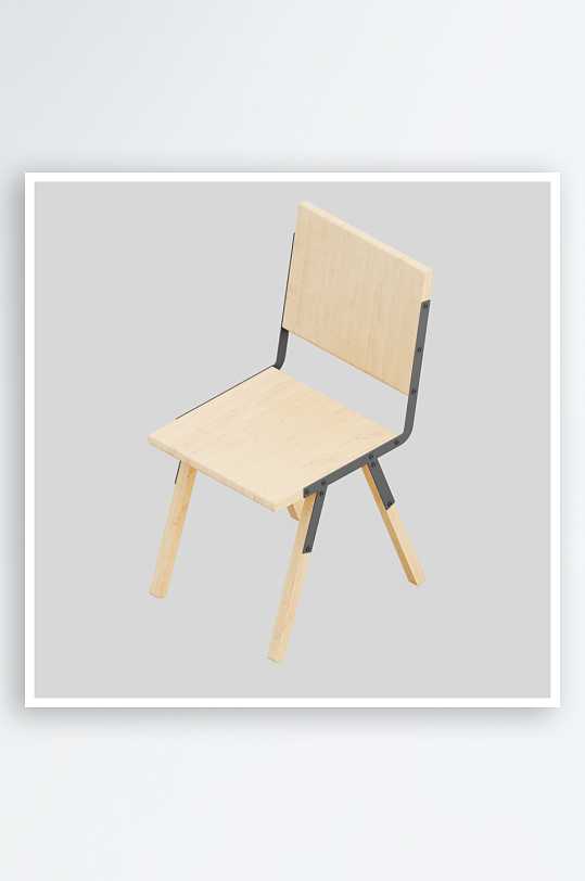 单人椅子设计模型3-众图网