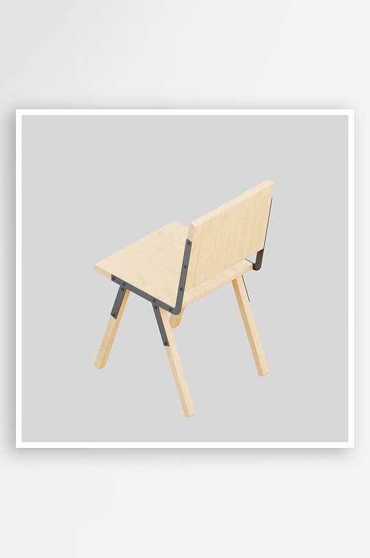 单人椅子设计模型3-众图网