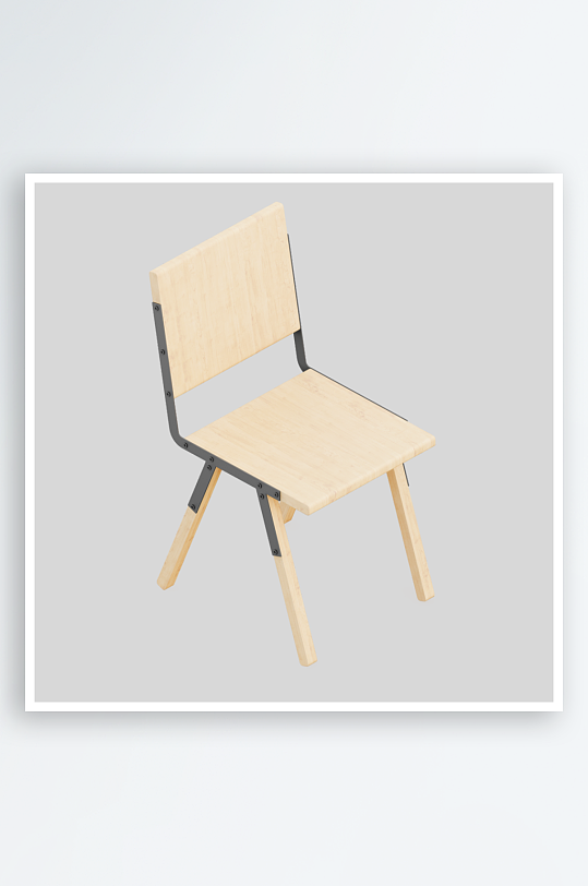 单人椅子设计模型3-众图网