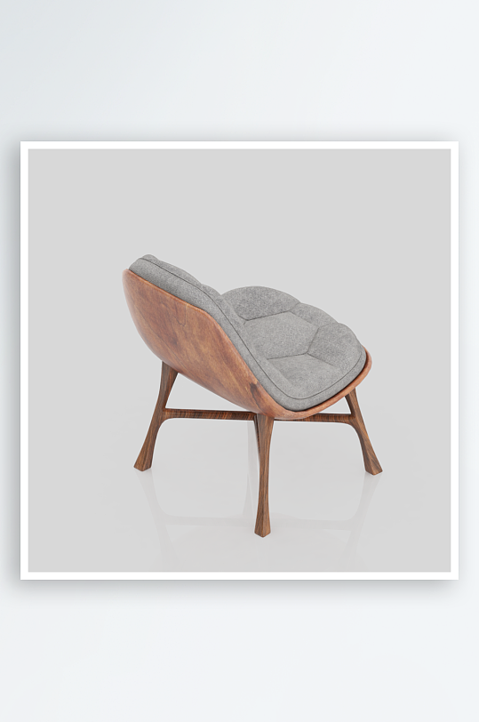 单人椅子设计模型3-众图网