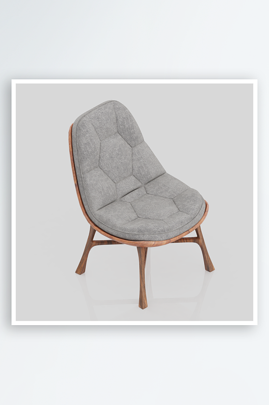 单人椅子设计模型3-众图网