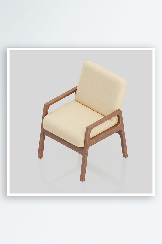 单人椅子设计模型3-众图网