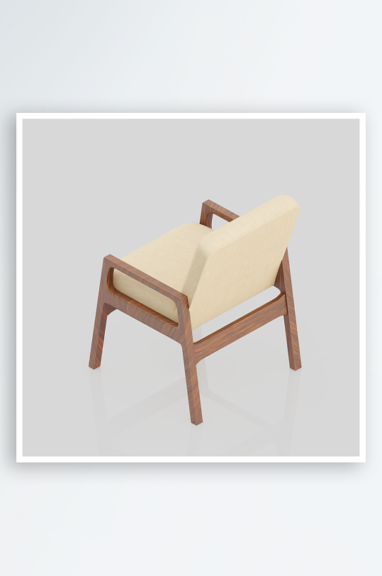 单人椅子设计模型4-众图网