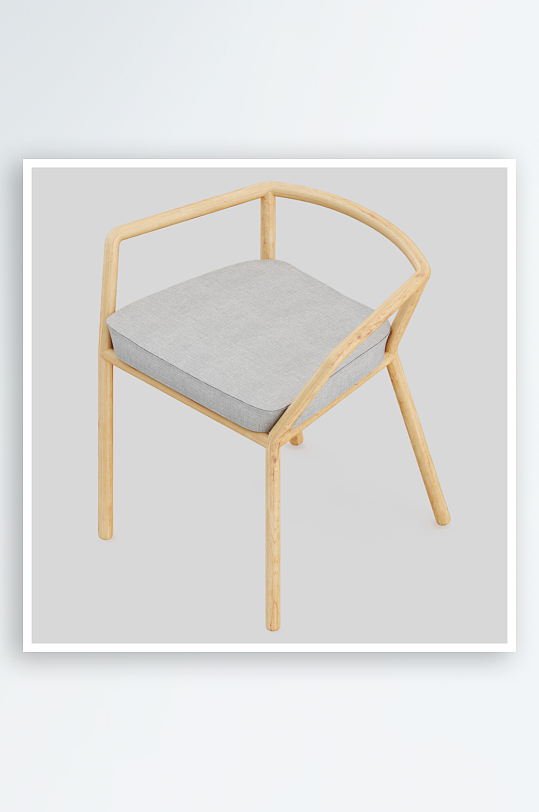 单人椅子设计模型4-众图网