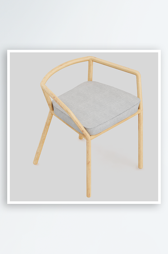 单人椅子设计模型4-众图网