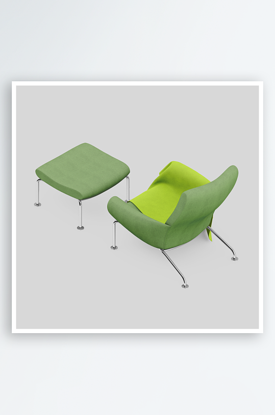 单人椅子设计模型4-众图网