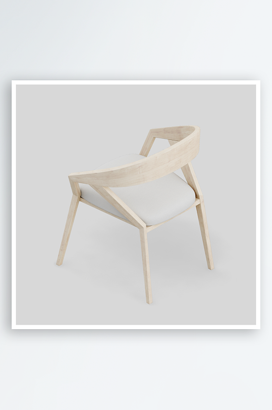 单人椅子设计模型4-众图网