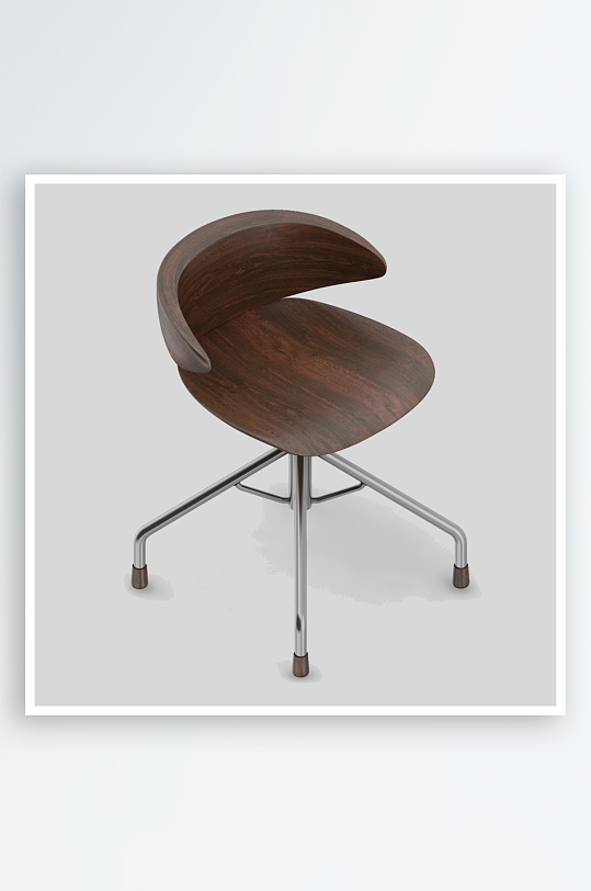 单人椅子设计模型4-众图网