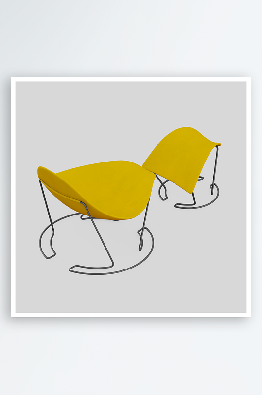 单人椅子设计模型5-众图网