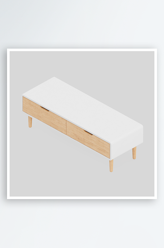 桌子柜子设计模型-众图网