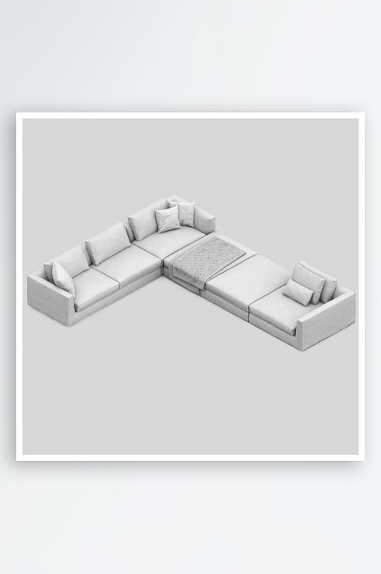 沙发设计模型家具1-众图网