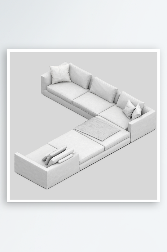 沙发设计模型家具1-众图网