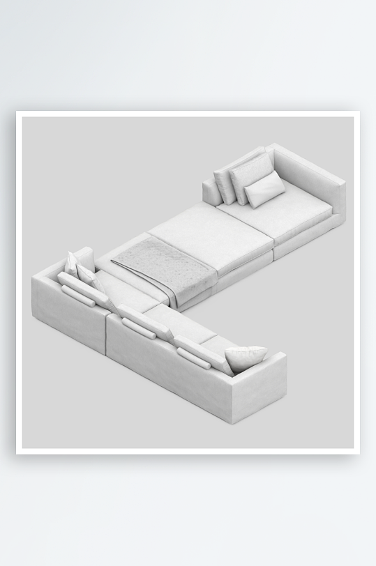 沙发设计模型家具1-众图网