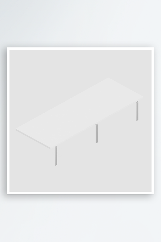 办公室书桌设计模型-众图网