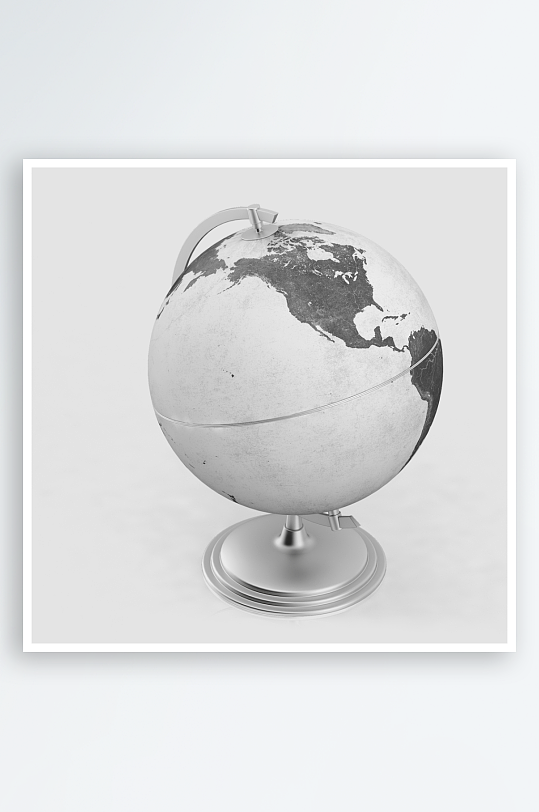 地球仪办公室用品设计模型-众图网