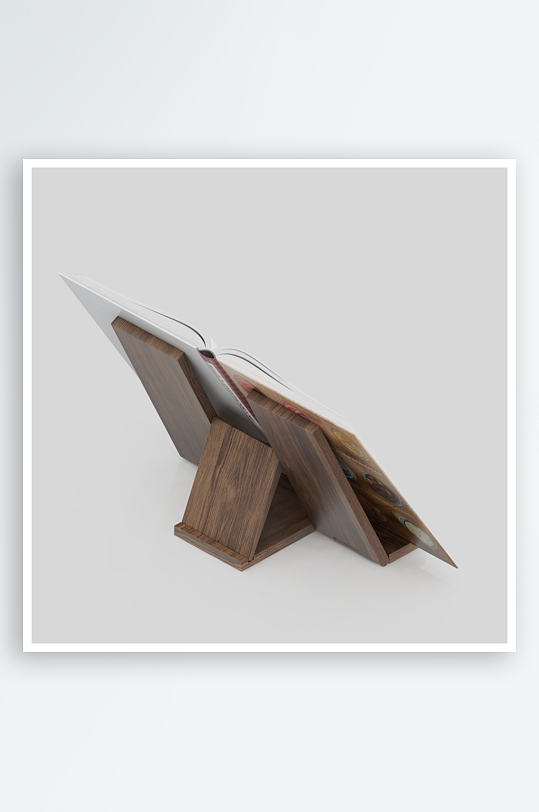 杂志窗办公室用品设计模型-众图网