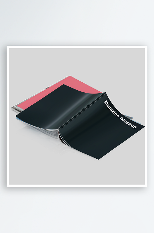 杂志窗办公室用品设计模型1-众图网