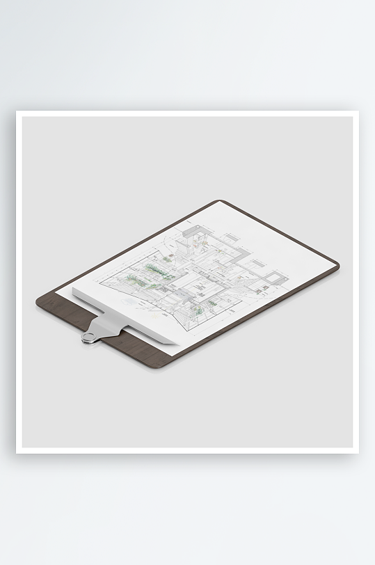 杂志窗办公室用品设计模型1-众图网