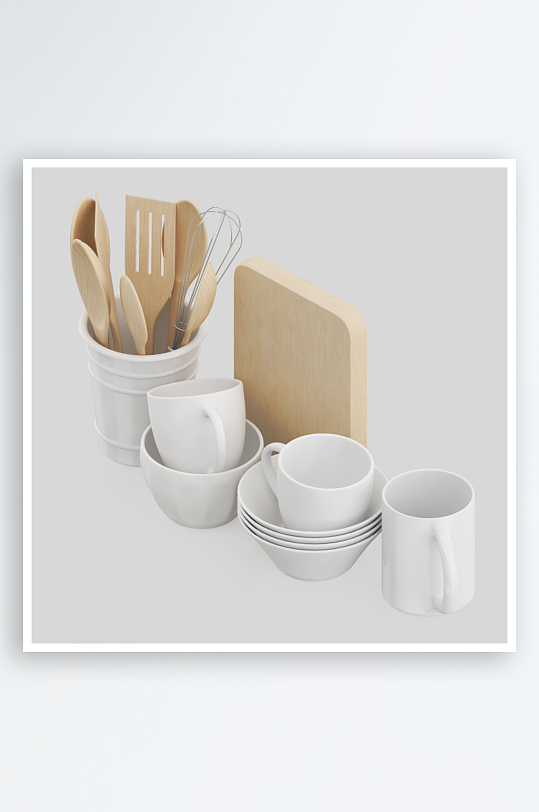 厨房用品设计模型-众图网