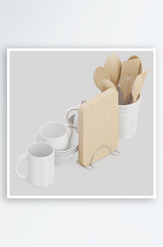 厨房用品设计模型-众图网