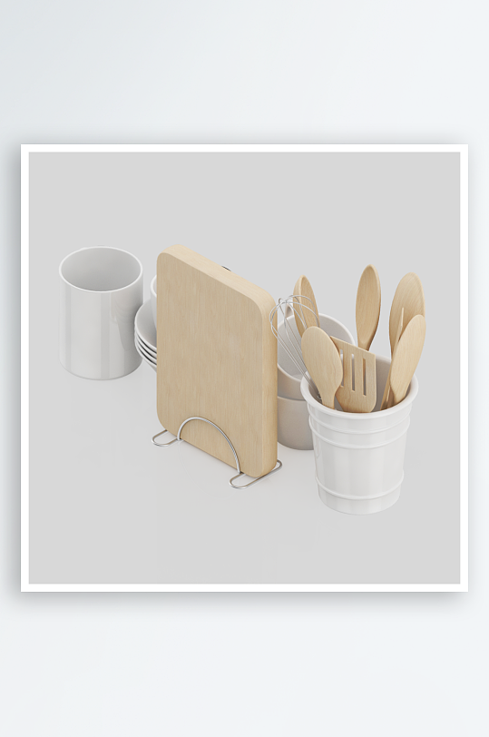 厨房用品设计模型1-众图网