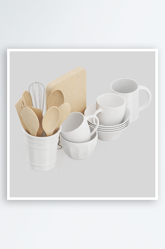 厨房用品设计模型1-众图网