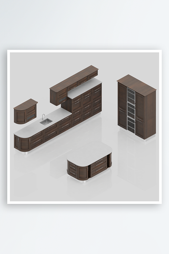 厨房用品设计模型3-众图网