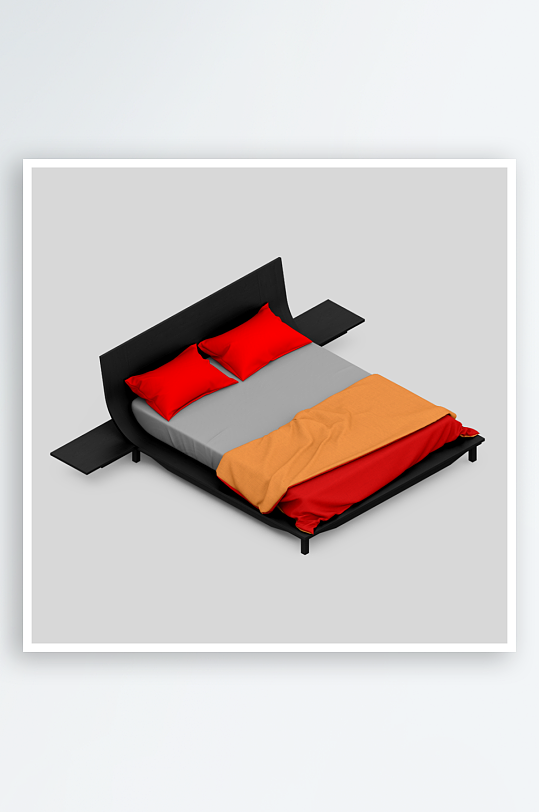 床上用品设计模型-众图网