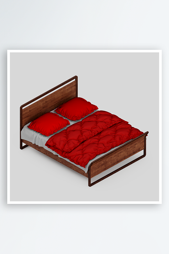 床上用品设计模型-众图网