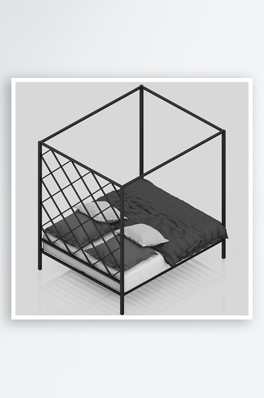 床上用品设计模型-众图网