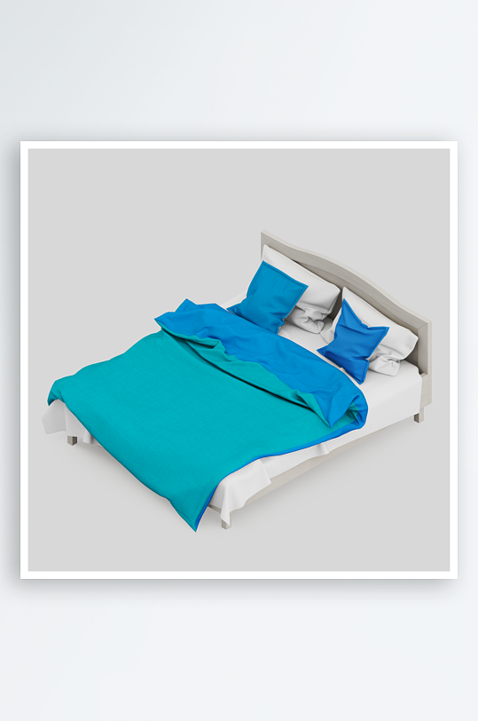 床上用品设计模型1-众图网