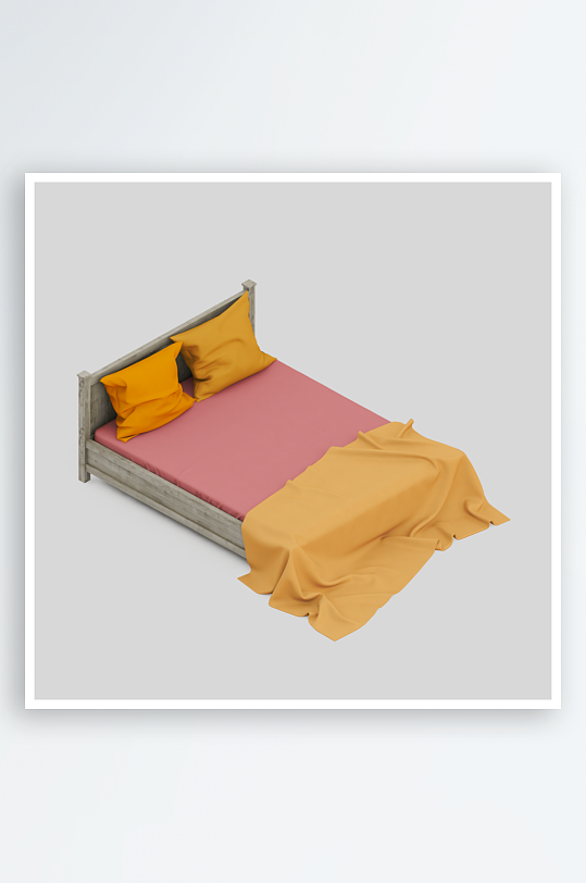 床上用品设计模型1-众图网