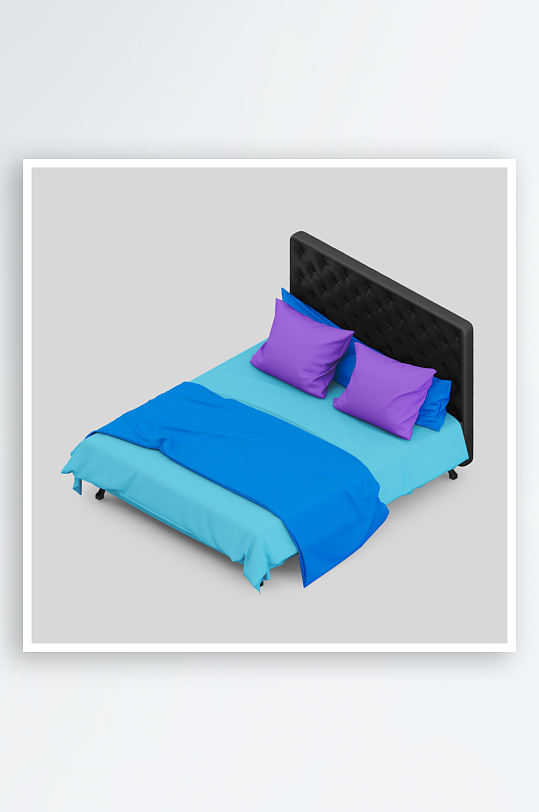 床上用品设计模型1-众图网