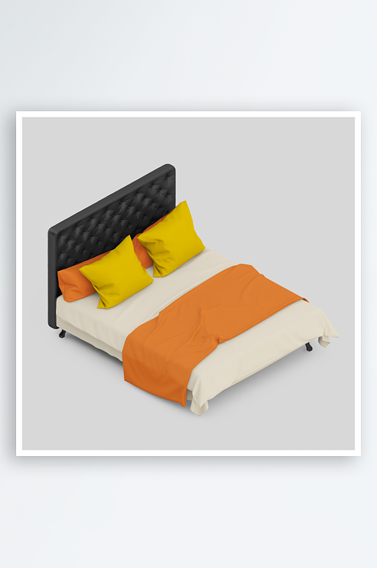 床上用品设计模型1-众图网