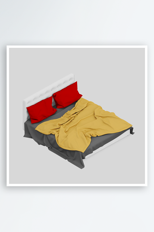 床上用品设计模型2-众图网